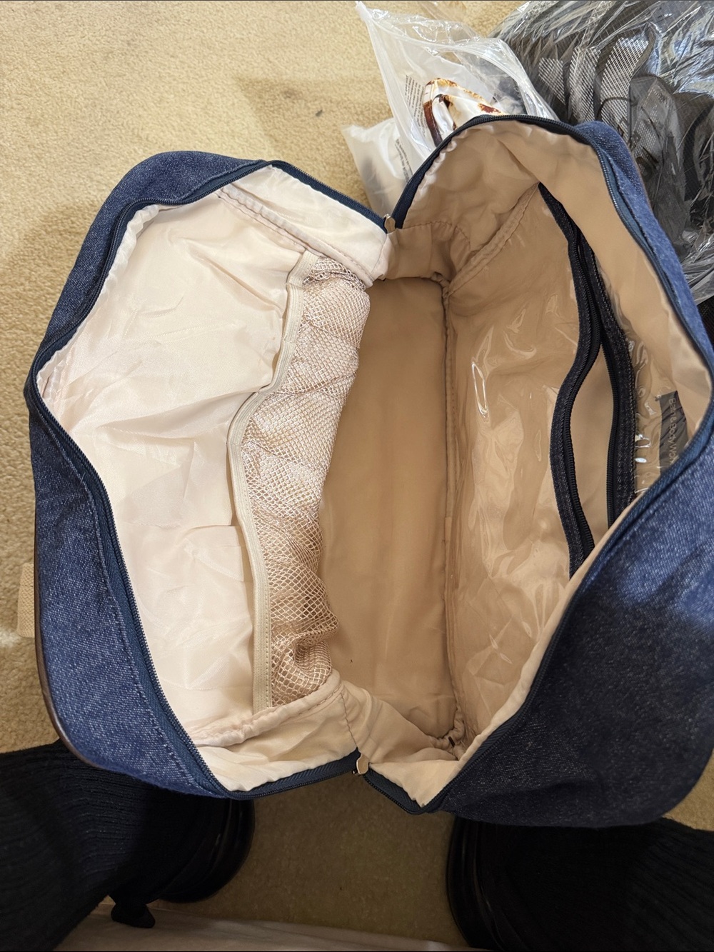 Bath and Body Works Canvas Travel Carryall Bag